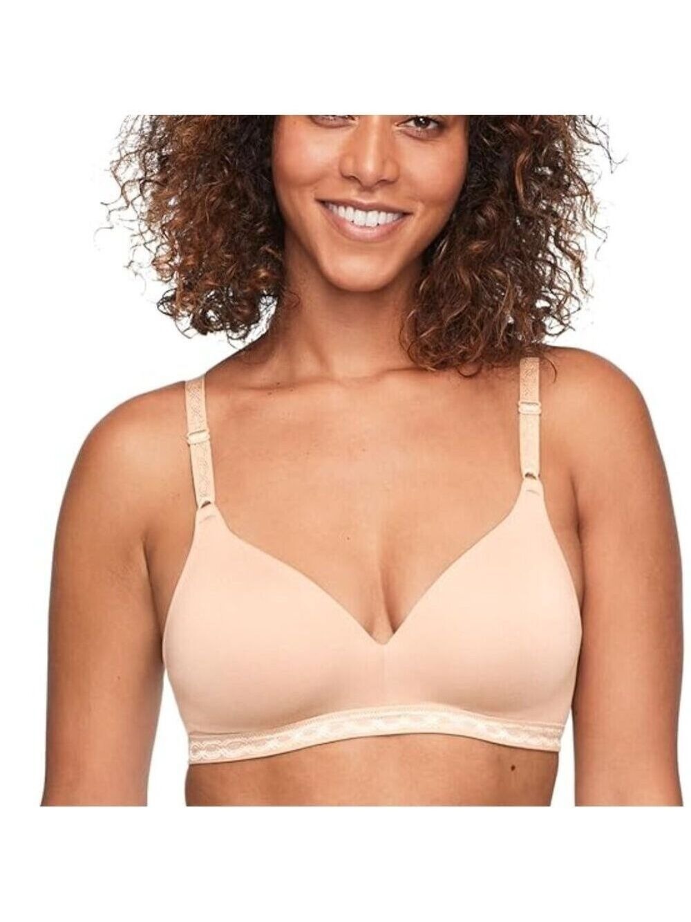 Warner's Blissful Benefits Back-Smoothing Comfort Wireless T-Shirt NWT